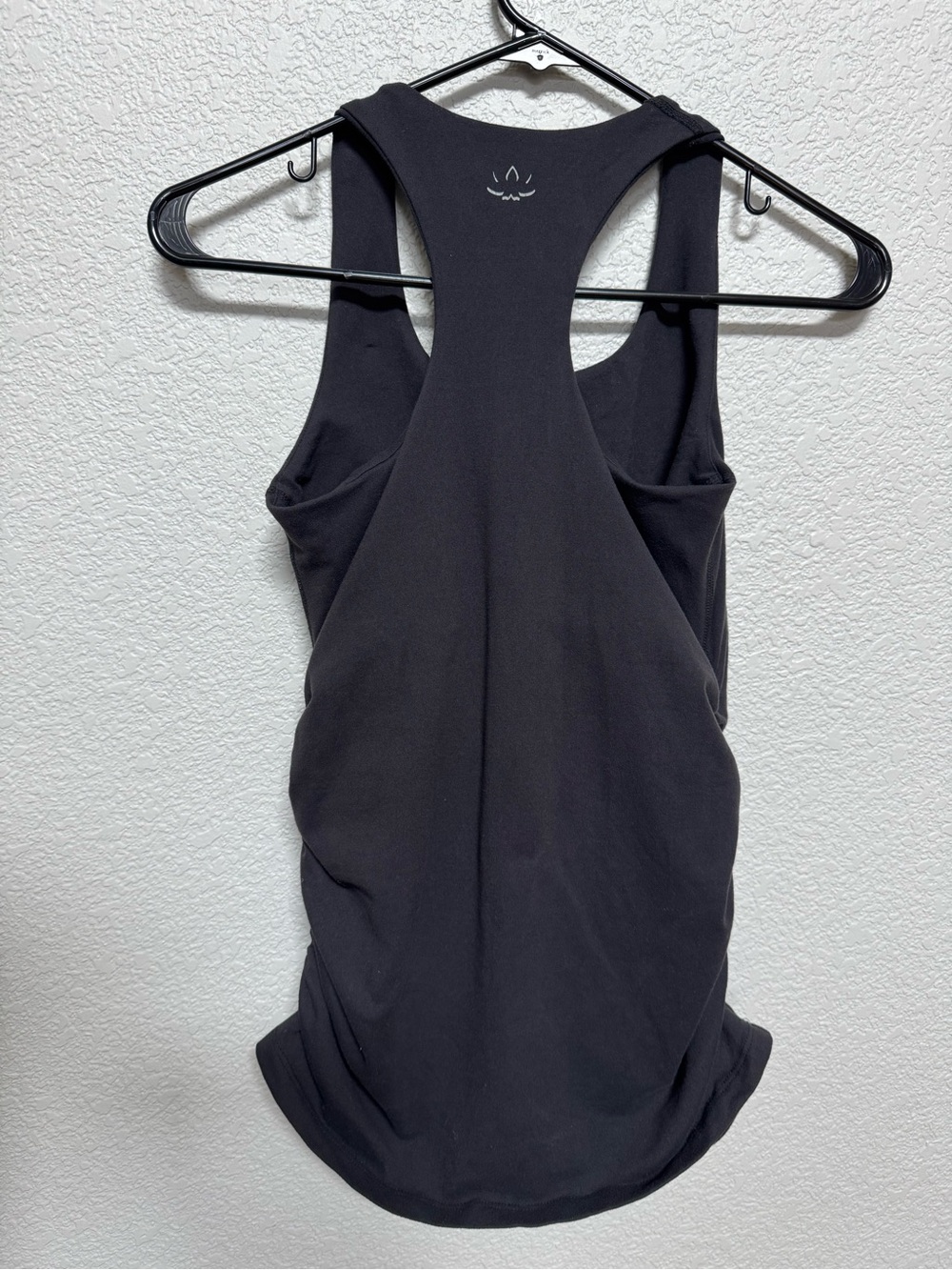 Beyond Yoga Beyond The Bump Ruched Racerback Maternity Tank Black Women’s S
